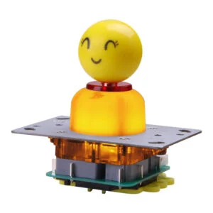 New 4-Way Doll-Style Multicolor Illuminated Joystick for Arcade Machines - JYUEE arcade machine part