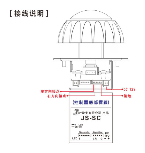 台湾全方位旋转控制器照明街机游戏杆适用于游戏机 - 图片 4